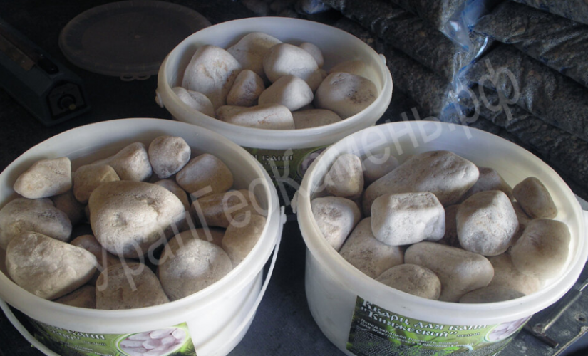 Камни для бани Кварц окатанный 15кг в Улан-Удэ