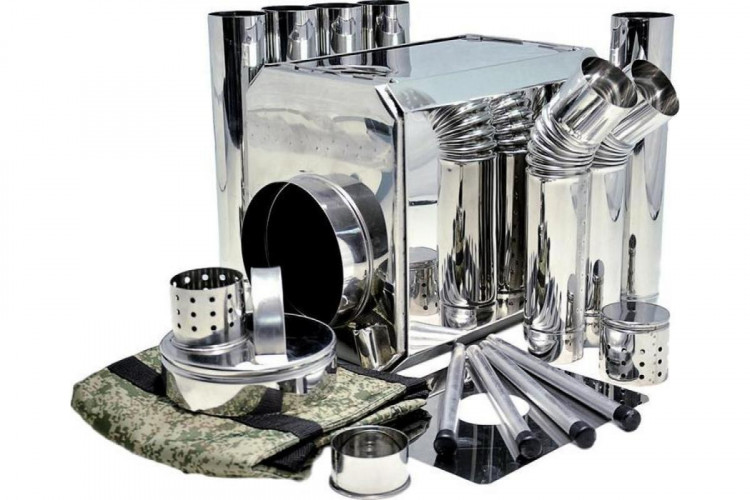 Печь пошехонка Турист 30 л с 3D экранами сталь 0,8мм в Улан-Удэ