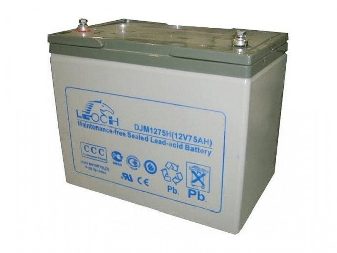 Аккумулятор Leoch DJM1275H (12 В, 75 Ач) в Улан-Удэ