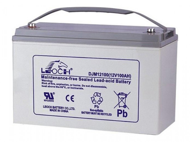 Аккумулятор Leoch DJM12100 (12 В, 100 Ач) в Улан-Удэ
