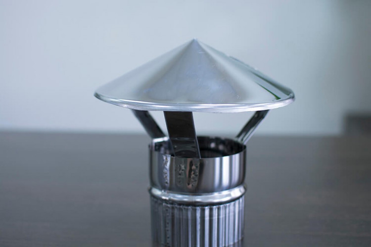 Зонт-дымник на трубу d-80 мм.(нерж) в Улан-Удэ