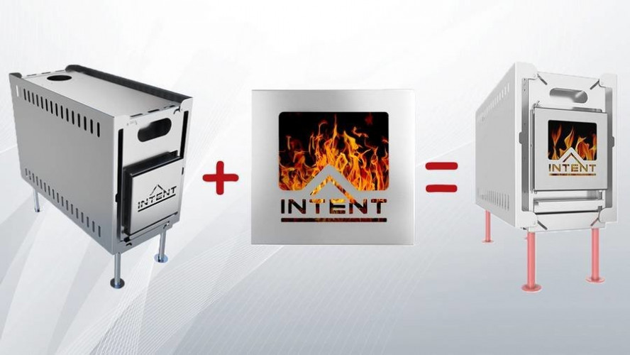 Стеклянная дверца для печи Intent в Улан-Удэ