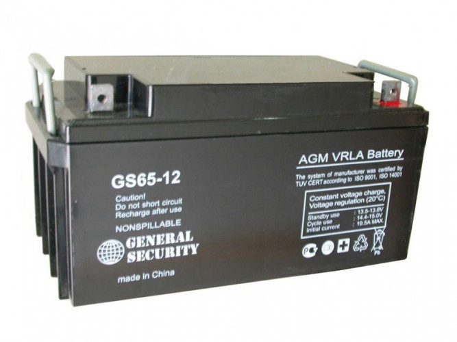 Аккумулятор General Security GS 65-12 (12 В, 65 Ач) в Улан-Удэ