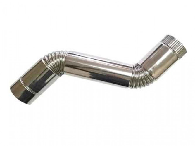 Сегмент трубы S-образный d-65 мм.(нерж.)Инвент в Улан-Удэ