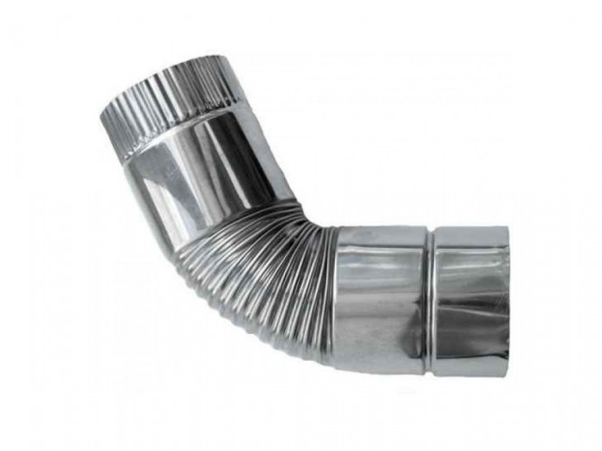 Сегмент трубы угол 45° d-80 мм.(нерж.)Инвент в Улан-Удэ