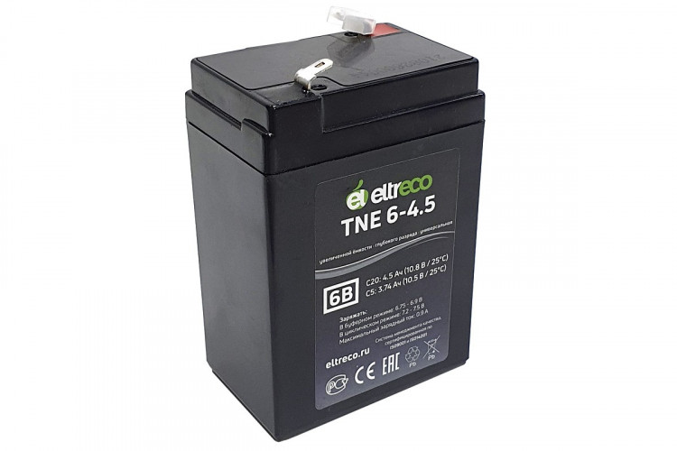 Тяговый аккумулятор Eltreco TNE6-4.5 (6V4.5A/H C20) в Улан-Удэ