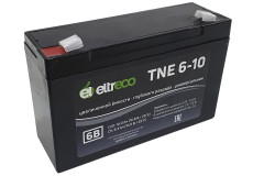 Тяговый аккумулятор Eltreco TNE6-10 (6V10A/H C20) Тяговый аккумулятор Eltreco TNE6-10 (6V10A/H C20)