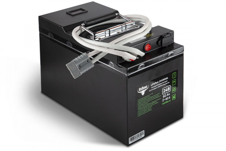 Тяговый железо-фосфатный аккумулятор RuTrike LiFePO4 60V48Ah (60А) в Улан-Удэ