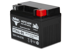 Аккумулятор стартерный для мототехники Rutrike YTX4L-BS (12V/4Ah) Аккумулятор стартерный для мототехники Rutrike YTX4L-BS (12V/4Ah)