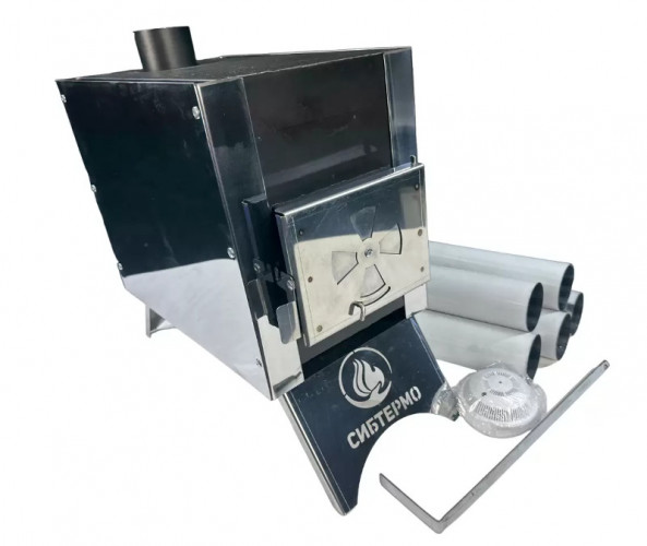 Печь дровяная Сибирка малая из нержавейки в Улан-Удэ