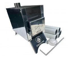 Печь дровяная Сибирка малая из нержавейки