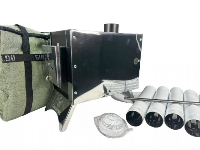 Печь дровяная Сибирка средняя из нержавейки в Улан-Удэ