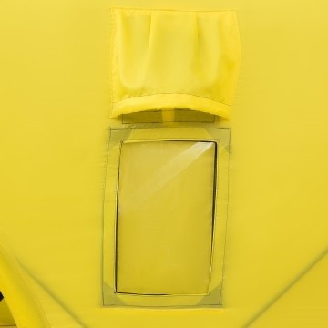 Палатка для рыбалки Helios Куб 1,5х1,5 желто/серый в Улан-Удэ