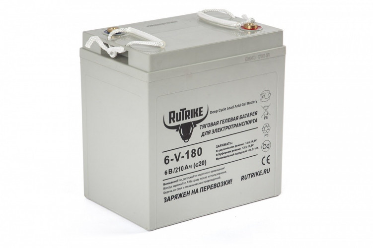 Тяговый гелевый аккумулятор RuTrike 3-EVF-180A (6V180A/H C3) в Улан-Удэ