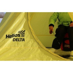 Палатка для рыбалки Helios двускатная Delta желтый Палатка для рыбалки Helios двускатная Delta желтый