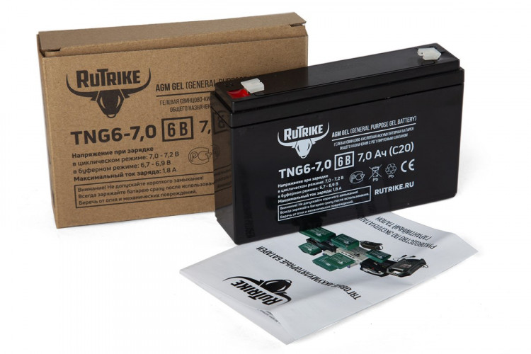Тяговый гелевый аккумулятор RuTrike TNG 6-7.0 (6V7.0 A/H C20) в Улан-Удэ