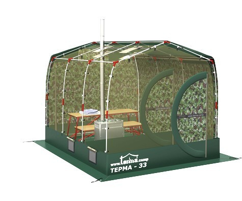 Зимняя палатка Терма-33 в Улан-Удэ
