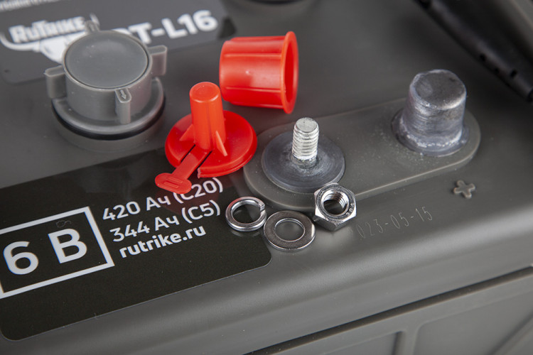 Тяговый аккумулятор RuTrike WET DTL16 (L16H-AC) 6V275A/H C3 в Улан-Удэ