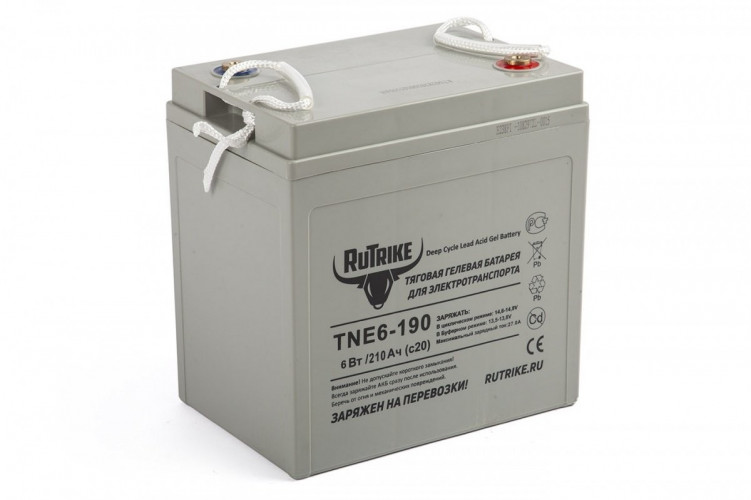 Тяговый гелевый аккумулятор RuTrike TNE6-190 (6V210A/H C3) в Улан-Удэ