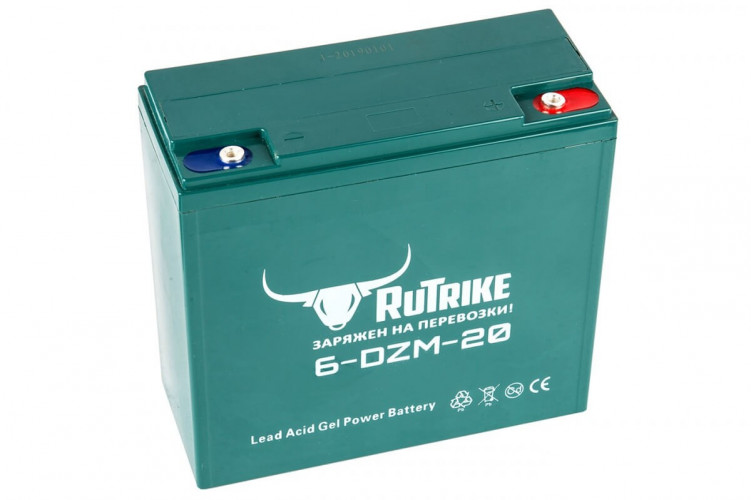 Тяговый гелевый аккумулятор RuTrike 6-DZF-20 (12V20A/H C2) в Улан-Удэ