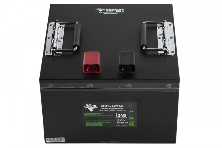 Тяговый железо-фосфатный аккумулятор RuTrike LiFePO4 24V80Ah (100A) в Улан-Удэ