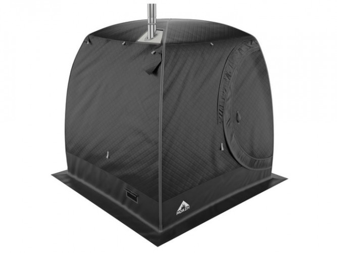 Мобильная баня-палатка МОРЖ LUX черный в Улан-Удэ